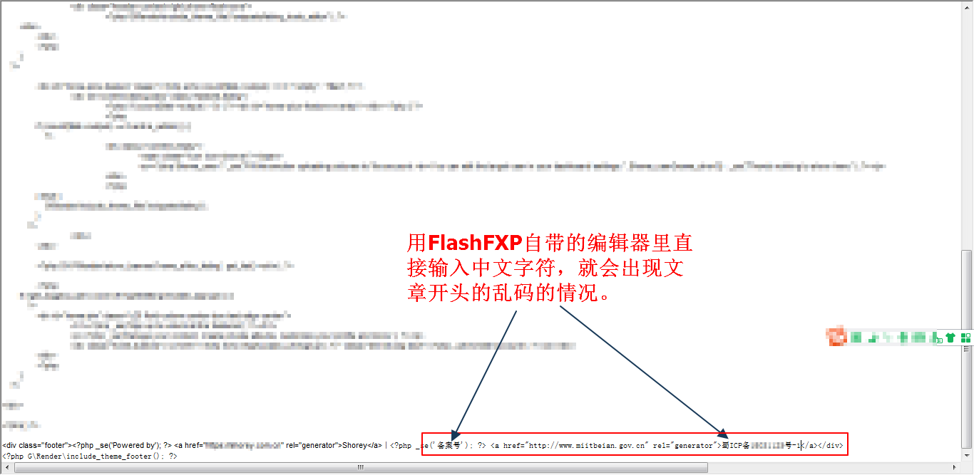 FlashFXP自带的编辑器